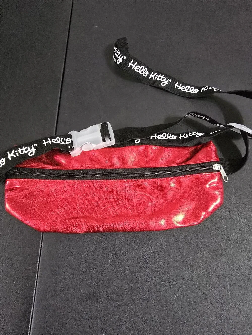 Hello Kitty Red and Black Kids Waist Fanny Pack
